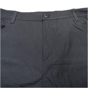 NEW Hart Schaffner Marx Tech Pants 42x30 Straight Fit Flat Front Gray